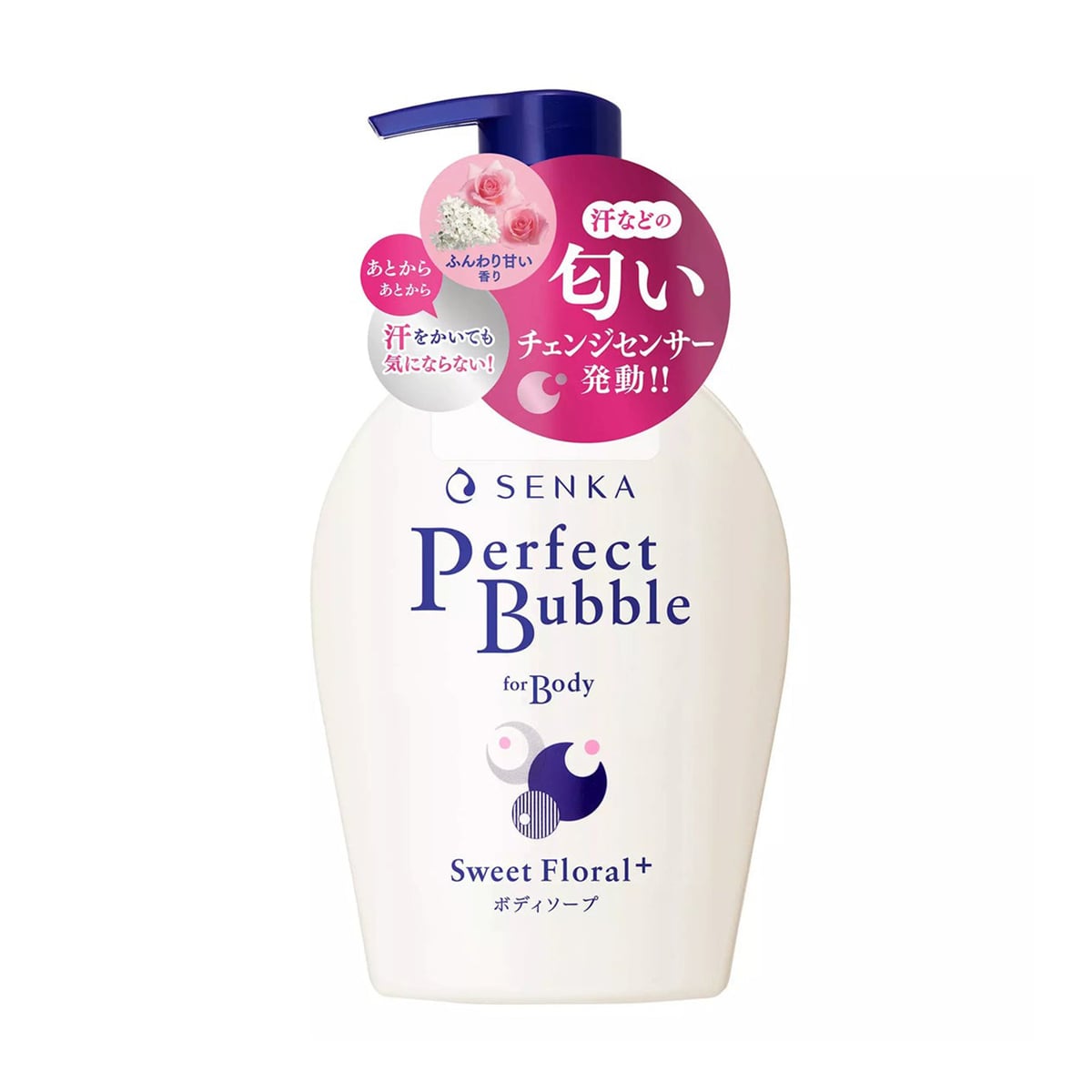 Гель для душу Shiseido Senka Perfect Bubble For Body Sweet Floral, 500 мл